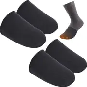 Toe Warmers Shoe, Neoprene Socks Foot Warmer For Cycling Running Hiking Winter Sports, Black (worn Inside Shoes) M-2