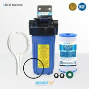 Wholehouse or Rainwater tank water filter system with 120 LPM Pleated 10MIC