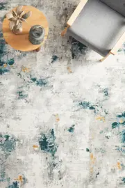 Rug Culture Multi-Colour Silky Vintage LookRug