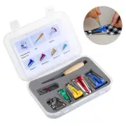 Fabric Bias Tape Maker Kit for Sewing Quilting Awl & Adjustable Binder Foot USA