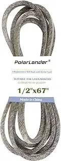 Mower Deck Belt Made with Kevlar 1/2"x67" Replace for Cub Cadet 754-0498 954-0498,MTD 754-0498 954-0498,Troy-Bilt 754-0498 954-0498,MTD Autodrive with 42" deep Deck, 1999 and Newer