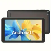 7 Inch Tablet 32GB Android 13 Quad-Core Processor 3500mAh WiFi & GMS Dual Cam