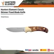 Hunters Element Classic Skinner Fixed Blade Knife - Stainless #9420030047706