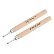 3mm 65# Manganese Steel Small Flat Blade Wood Craft Carving Knife 2pcs