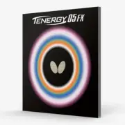 Butterfly Tenergy 05 FX Table Tennis Rubber 2.1mm Red/Black - Made in Japan