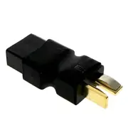 All Black No Wires: Male T-Plug to XT60 Female Adapter - Genuine AMASS Connector
