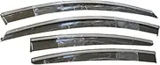 FUWKAIZS 1Set Smoke Window Rain Visor Compatible for Buick Regal 2009 2010 2011 2012 2013 2014 2015 2016 Deflectors Guard Accessories