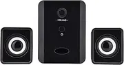 USB-Powered Computer PC Speakers for SADA, USB Wired Subwoofer Player Mini Combination Speaker Bass Stereo Music Player for DVD, TV, Cellphone,Tablet (Black)