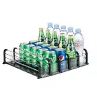 5 Rows Soda Can Dispenser Drink Organizer for Fridge Beer Pop Can Water Bottle