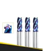 Carbide Steel CNC Milling Cutter Corner Rounding End Mill Tungsten Tool 4 Flutes