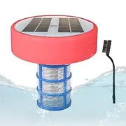 Walopola Solar Ionizer for Pool | Automatic Water Cleaner Pool Ionizer | Water Purifier with Copper Ionization, Multi-Color LED Lights, Cleaning Supplies