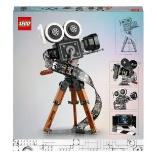 【LEGO 樂高】43230 Disney迪士尼系列 華特迪士尼致敬相機(積木 模型 復古膠卷)
