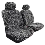 For Suzuki APV Seat Covers Faux Sheepskin Comfort Soft CHAOS Front Set (for: Suzuki)
