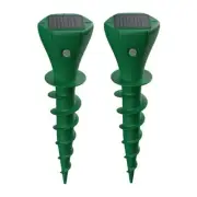 Sentry Solar Snake Repeller – 2 Pack - 3 Different Modes, 15m Radius Coverage
