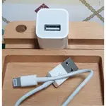 蘋果充電頭 適用APPLE手機及IPAD平板 5W USB POWER ADAPER 買充電頭送2條充電線