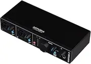 Arturia MiniFuse 2 with Music Production Software Dual Audio & MIDI Interface, Black