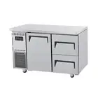 Turbo Air Undercounter 1 Door 2 Drawer Fridge W1200xD700xH850: KUR12-2D-2(HC)