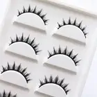 Wispy Fluffy Manga Lashes Spiky Anime Lashes 5 Pairs False Eyelashes