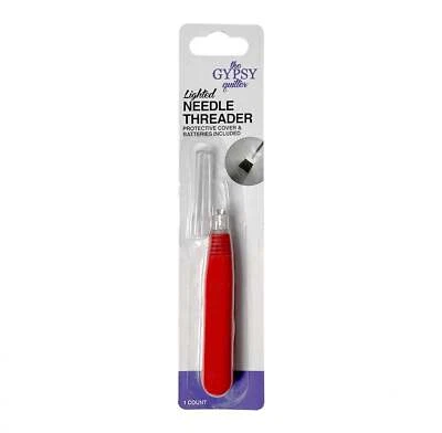 Red Lighted Needle Threader by The Gypsy Quilter