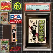 1986 Marvel Universe Sticker - #20 Punisher - PSA 10 GEM MINT