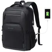 BANGE Backpack Men's Shoulder Bag 15.6 Laptop Computer Bag Casual Sports Travel Backpack Breathable Large Capacity USB C