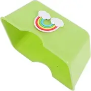 BAZEITFLOW Cute Hamster Bathtub Small Animal Litter Box Guineapig Hideout Rat Habitat Comfortable Sleep Pad Nest
