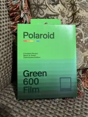 Polaroid 600 Instant Film - Green Duochrome Edition - 3/2022 Production Date