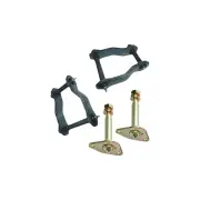 Front EFS Extended Leaf Springs Shackles + Pins for Toyota Hilux 4WD 1984-1997