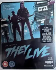 They Live 4K UHD/Blu-ray 4-Disc Limited Collector's Edition UK REGION B