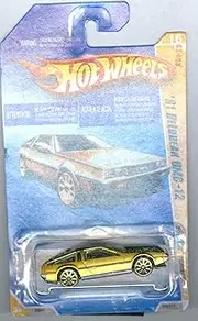 [Hot Wheels] 2010-016 '81 Delorean DMC-12 GOLD 1:64 Scale INTERNATIONAL Long Card