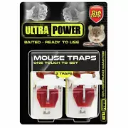 The Big Cheese Ultra Power Mouse Trap Indoor Outdoor No Poison - 4 Traps