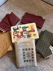 STARS AROUND THE GARDEN BOM Applique Quilt Kit Bits 'n Pieces 63x72"
