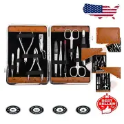 Professional Nail Care Kit - 11 Tools for Salon-Quality Grooming Anywhere