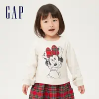 在飛比找蝦皮商城優惠-Gap 女幼童裝 Gap x Disney迪士尼聯名 拼接長