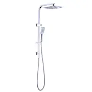 Smarto Square Rain Shower Head Bath Set with Handheld High Pressure Spray