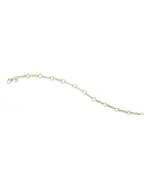Moon & Meadow 14K Yellow Gold Polished Bar & Circle Link Bracelet