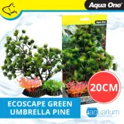 Aqua One Ecoscape Umbrella Pine Green Plastic Plant 20cm - Med (28385)