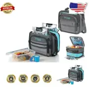 Ultra-Safe 5L Cooler Bag - Adjustable Shoulder Strap & Compact Grey Design