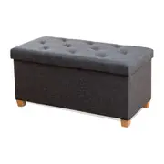 Rectangle Linen Storage Ottoman - Footstool