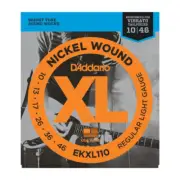 D'Addario EXL110 Electric Guitar Strings, Regular Lt. Nickel-Plated Round Wound