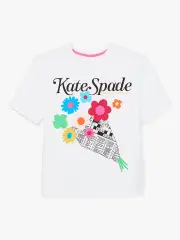 Floral Newspaper Tee