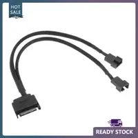 在飛比找蝦皮購物優惠-Rga SATA 15Pin 轉 2 路 3Pin 4Pin