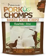 (Premium Pork Chomps Baked Chips) - Scott Pet Products - Custom Bundle - Premium Pork Chomps Baked Chips AND Premium Pork Chomps Roasted Pork Ears