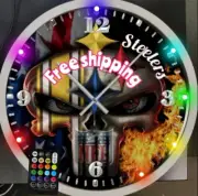 Steelers RGB Led Clock