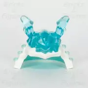 LEGO® Ninjago Ice Emperor's Helmet Minifigure Part Samurai White Blue Crystals