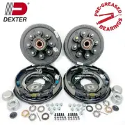 Dexter Pre-Greased Self-Adjusting 8-6.5" BC 7000 lb. Trailer Axle Brake Kit 9/16