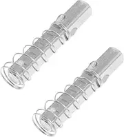 HEALEEP Door Lock Replacement Parts 2pcs Stainless Steel Door Spindle Bar Spring