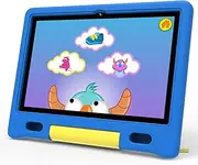 ApoloSign Kids Tablet, Android 13, 10.1 Inch, 2GB RAM, 32GB ROM Expandable up to 128GB, 8-Hour Battery, Parental Control, Wi-Fi, BT5.0, Blue (Screen)