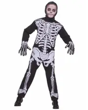 Skeleton Halloween Boys Costume