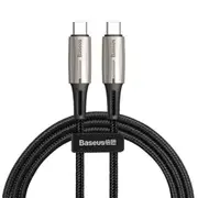 PD2.0 60W 20V 3A USB-C / Type-C Fast Charging Cable, Length : 1m(Black)